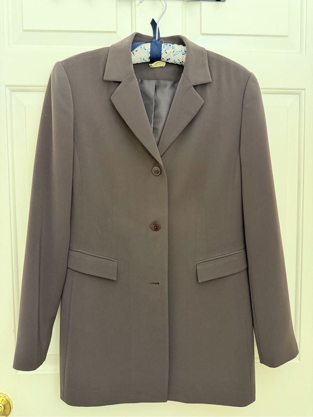 Caslon Taupe Single-Breasted Blazer